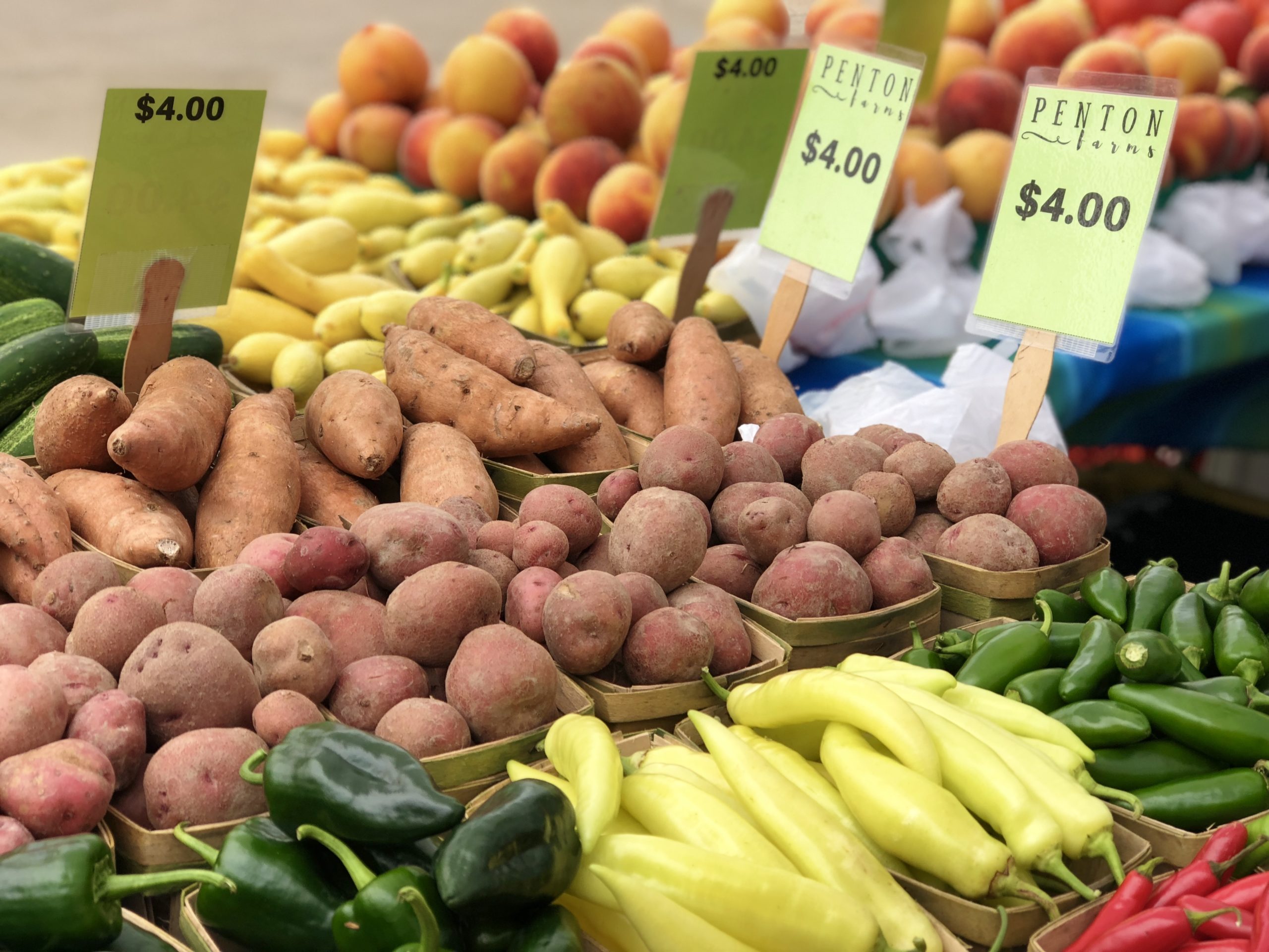 Penton Farms best peppers potatoes squash late peaches horizontal